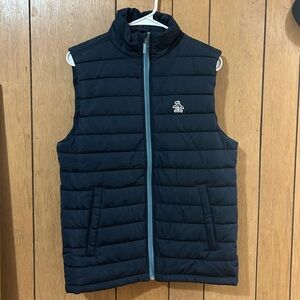 Original Penguin Navy Puffer Vest